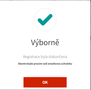 Postup registrace cestujícího, scan obrazovky