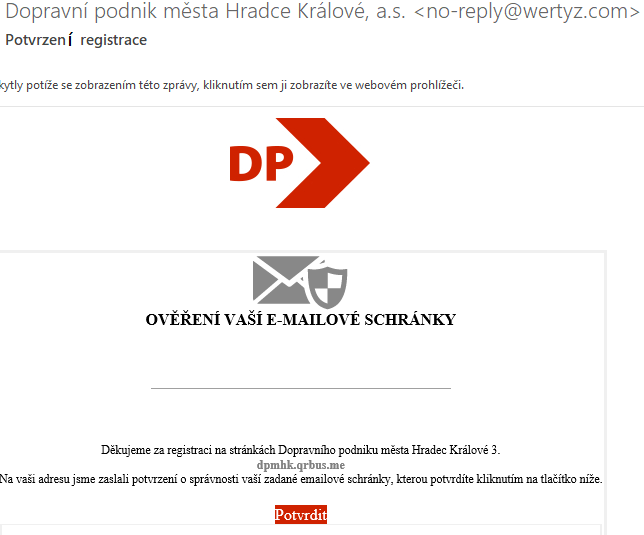 Postup registrace cestujícího, scan obrazovky